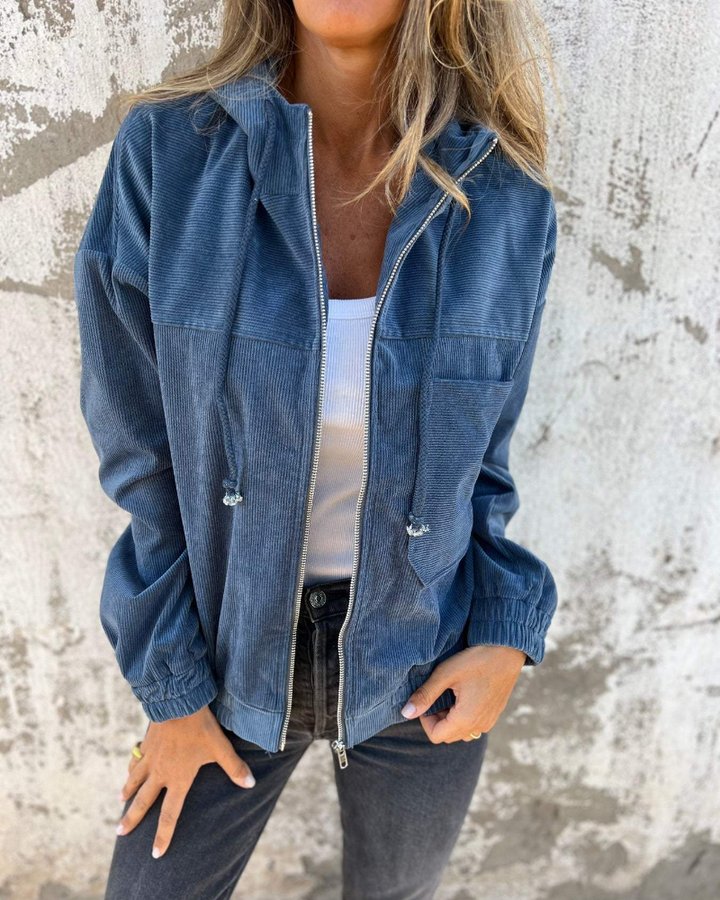 Harper - Women’s Corduroy Button-Up Jacket