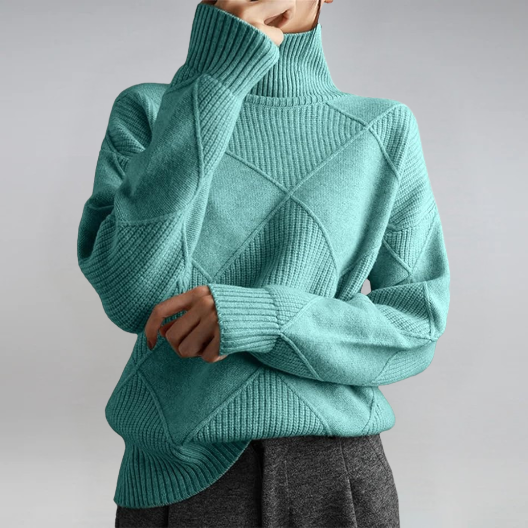 Anna | Luxe Cashmere Turtleneck Sweater