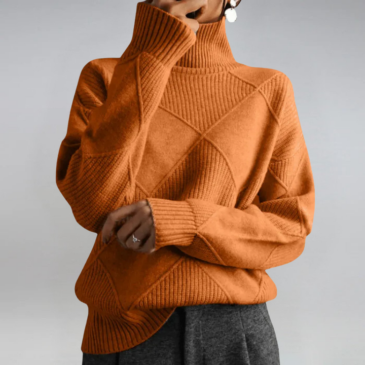 Anna | Luxe Cashmere Turtleneck Sweater