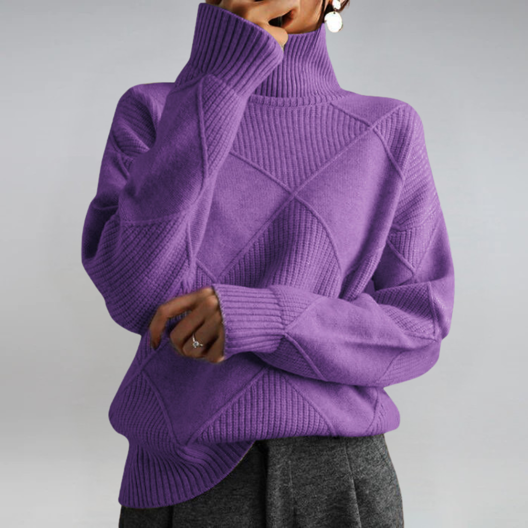 Anna | Luxe Cashmere Turtleneck Sweater
