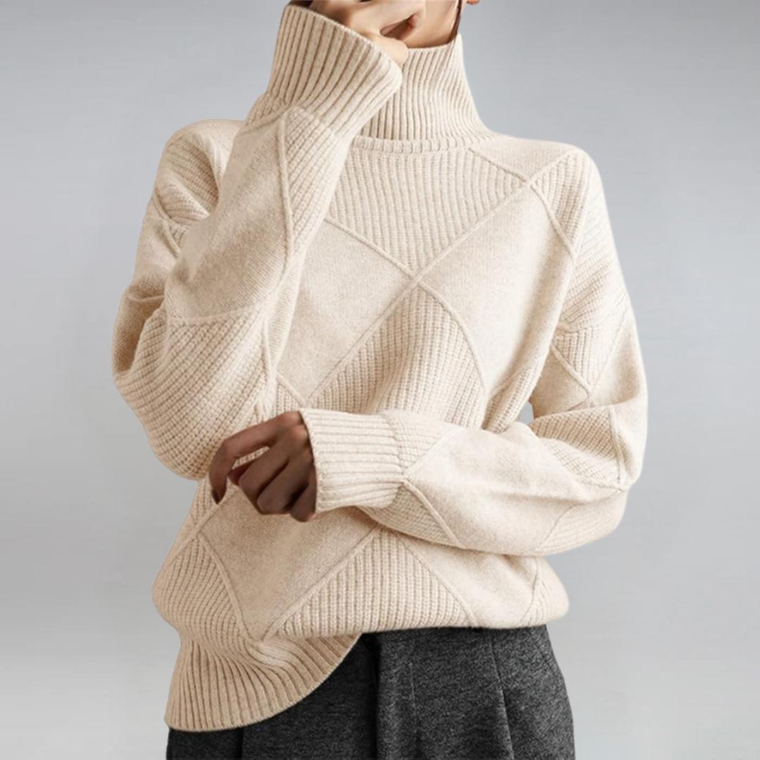 Anna | Luxe Cashmere Turtleneck Sweater