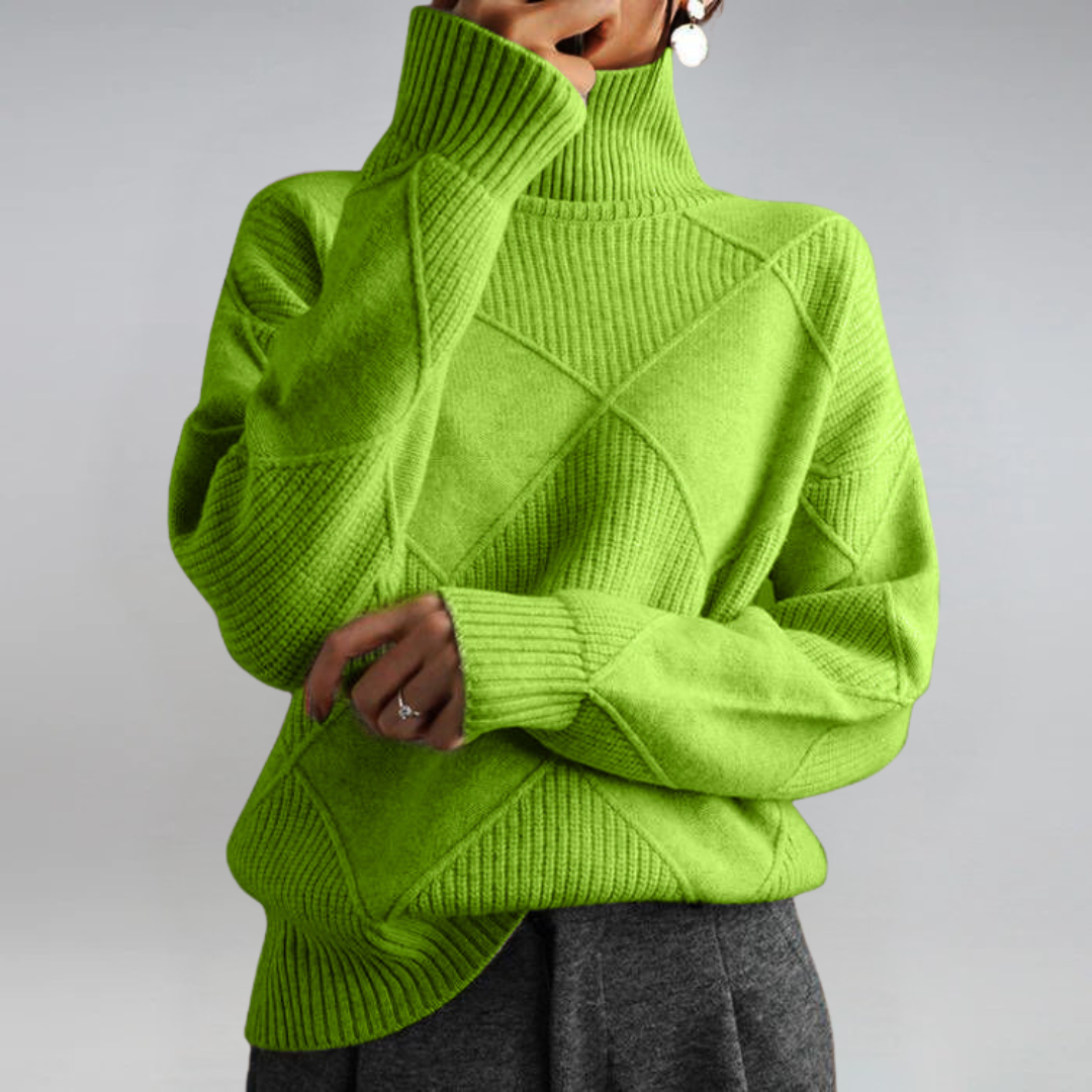 Anna | Luxe Cashmere Turtleneck Sweater