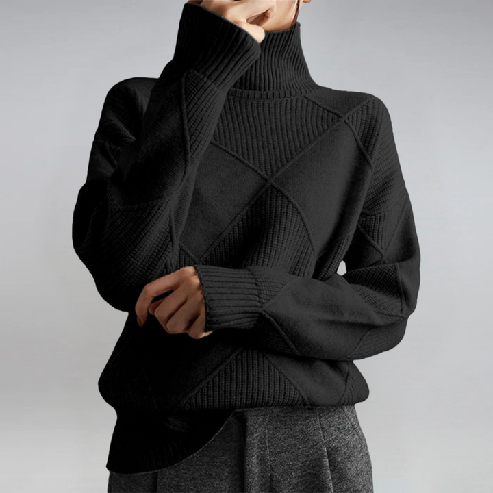 Anna | Luxe Cashmere Turtleneck Sweater