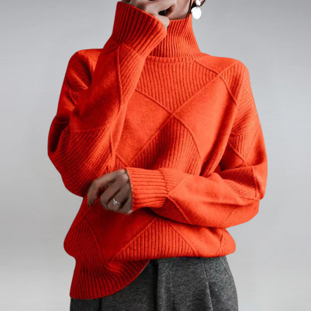 Anna | Luxe Cashmere Turtleneck Sweater