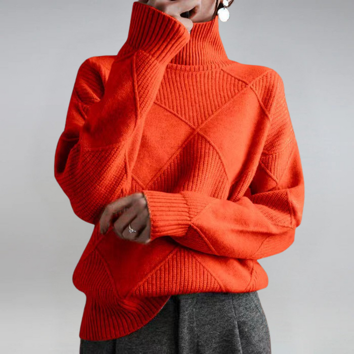 Anna | Luxe Cashmere Turtleneck Sweater