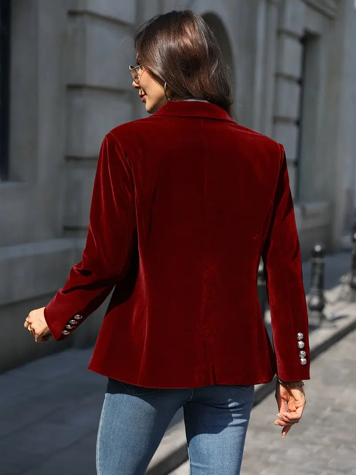Julissa - Tailored Velvet Blazer