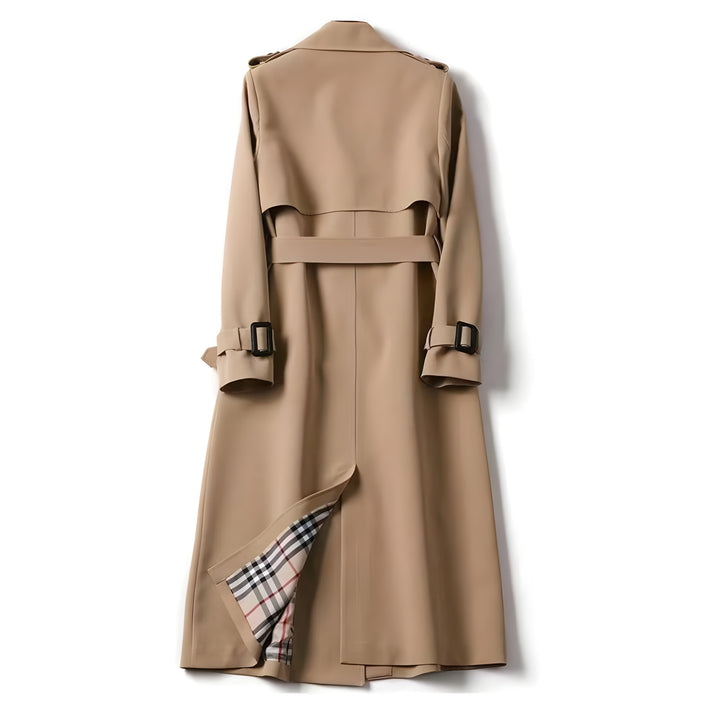 Elara - Women’s Classic Double-Breasted Trench Coat