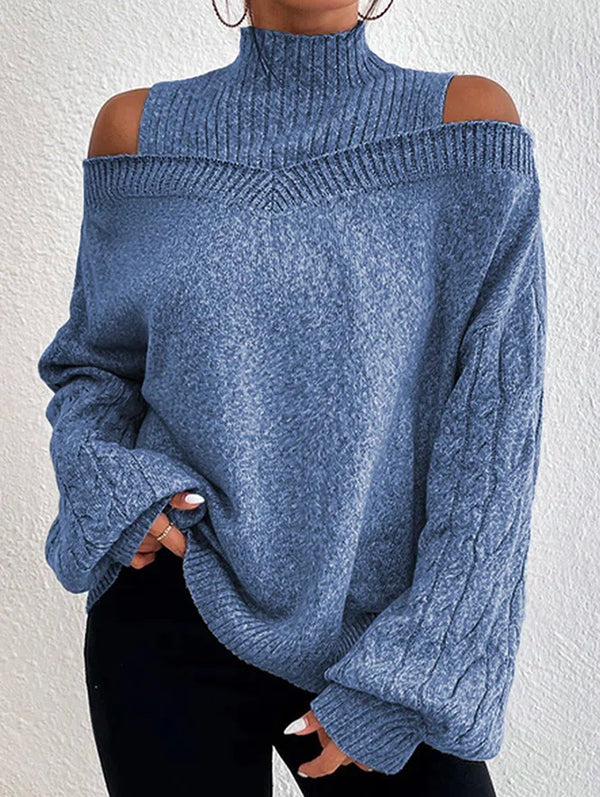 Diane | Off-Shoulder Cutout Sweater