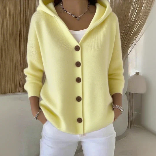 Valerie | Soft Hooded Knit Cardigan