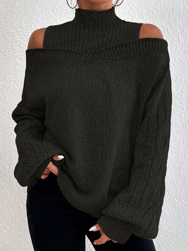 Diane | Off-Shoulder Cutout Sweater