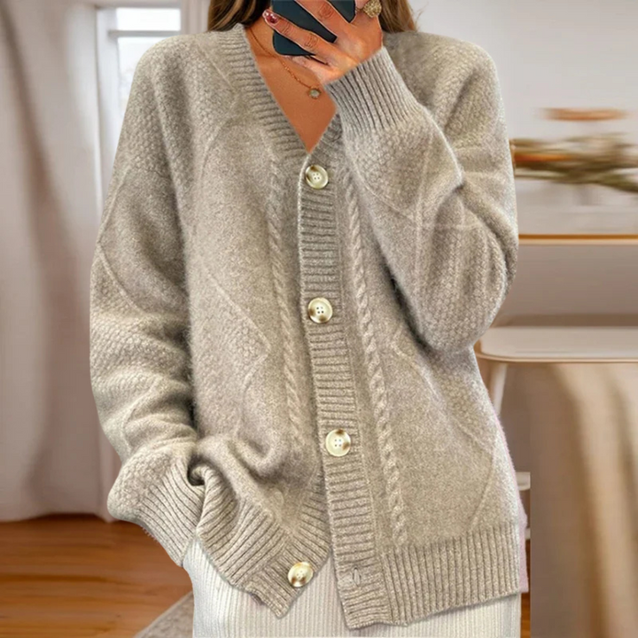 Megan | Cable-Knit Cardigan