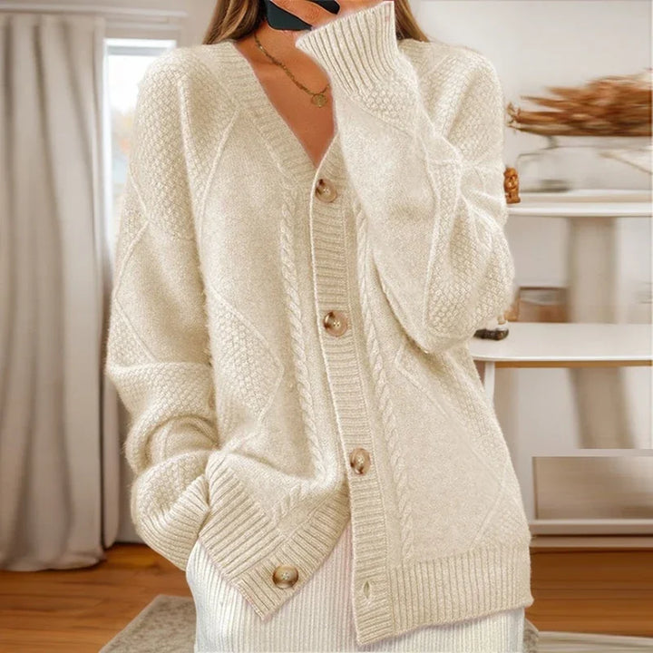 Megan | Cable-Knit Cardigan
