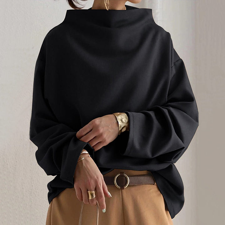 Victoria | High-Neck Soft Knit Top