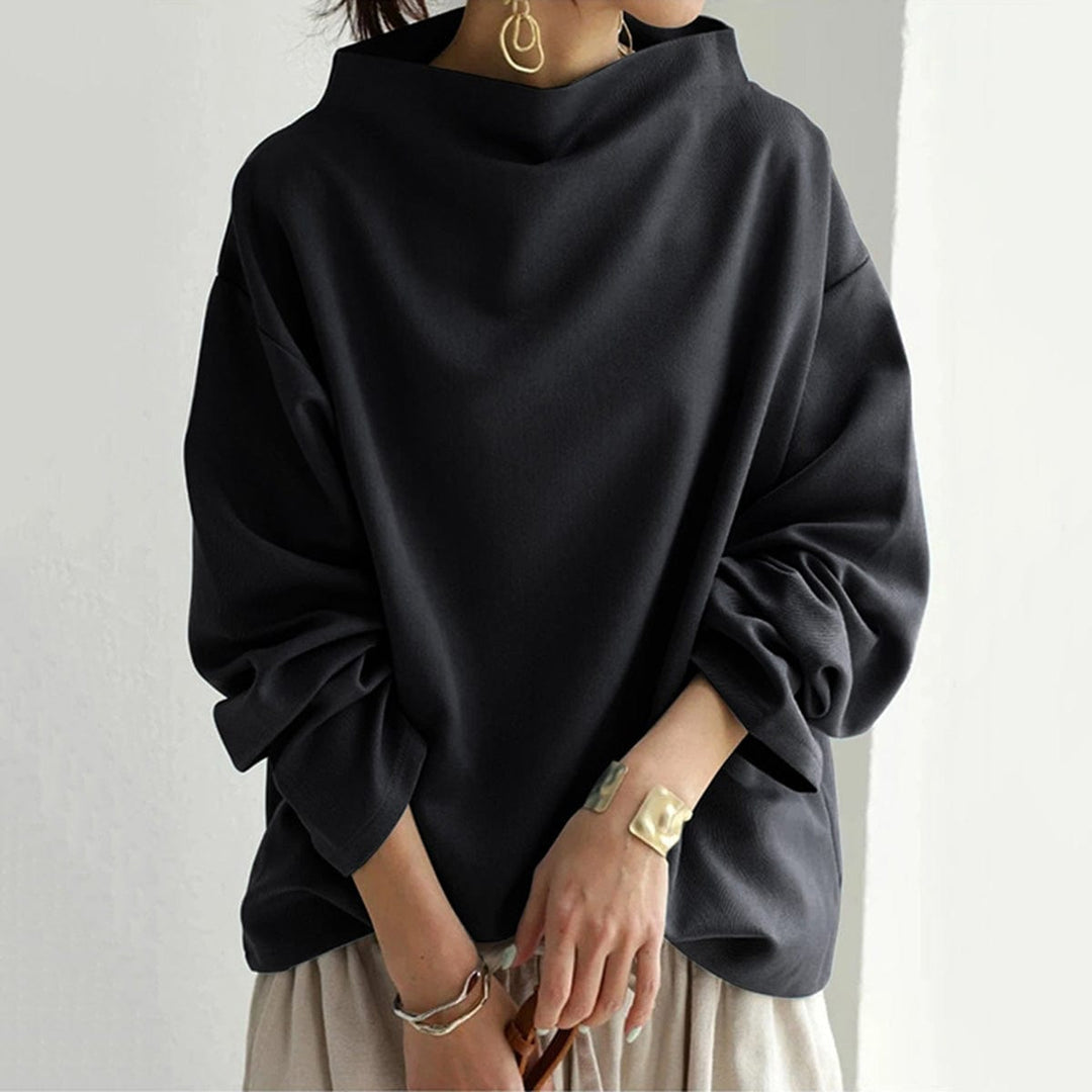 Victoria | High-Neck Soft Knit Top
