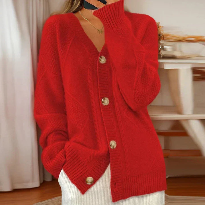 Megan | Cable-Knit Cardigan