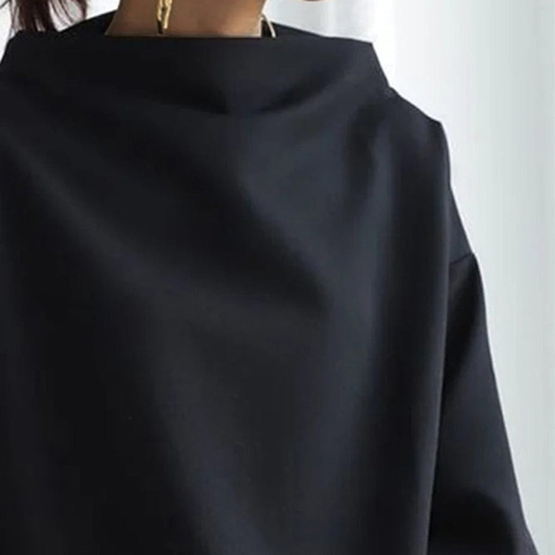 Victoria | High-Neck Soft Knit Top
