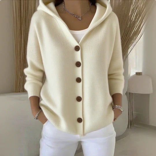 Valerie | Soft Hooded Knit Cardigan