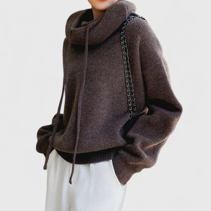 Connie | Cozy Knit Hoodie