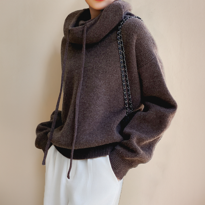 Lauren | Luxe Merino Wool Hoodie Elegance
