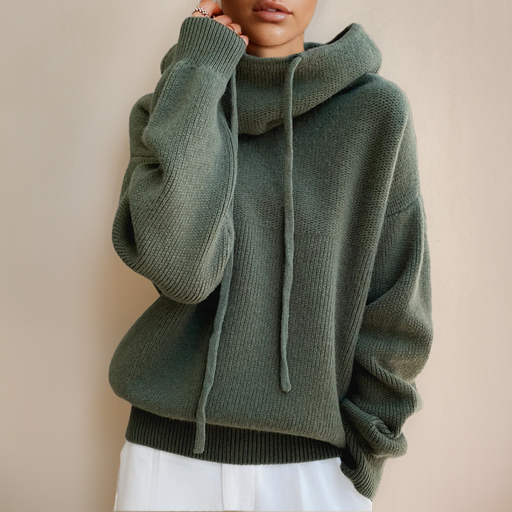 Lauren | Luxe Merino Wool Hoodie Elegance