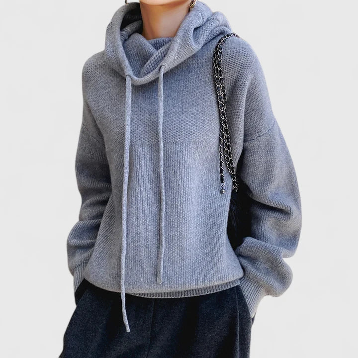 Connie | Cozy Knit Hoodie