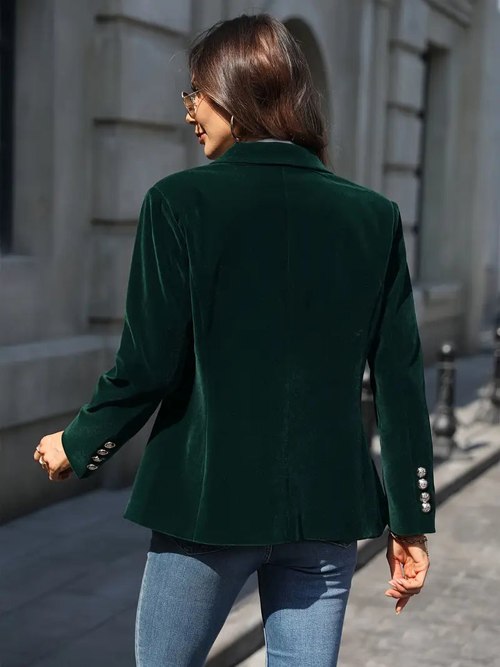 Julissa - Tailored Velvet Blazer
