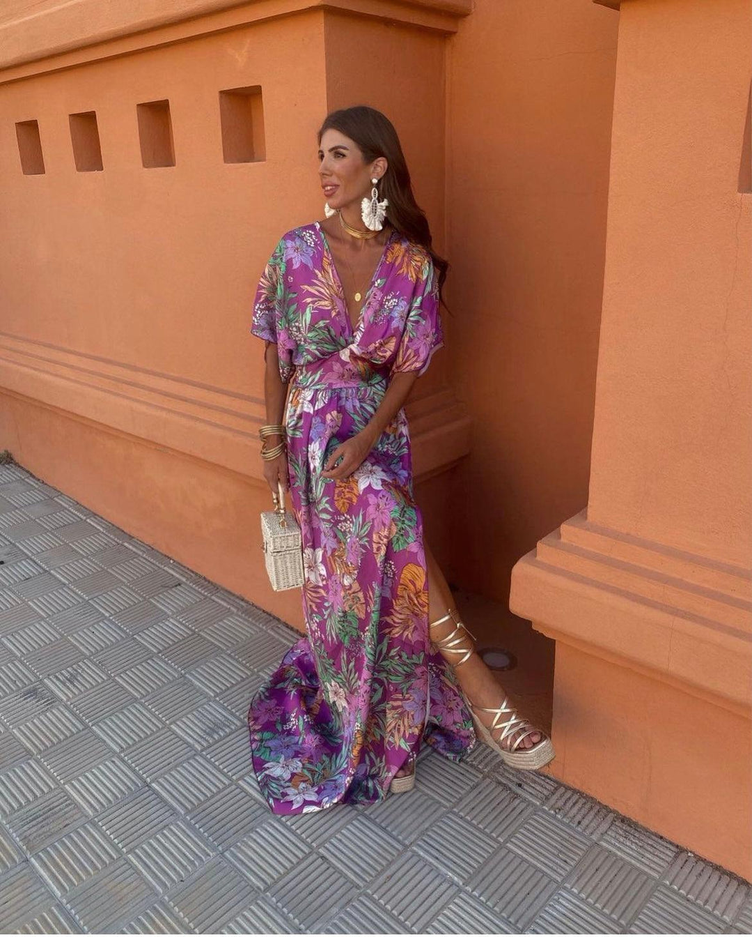 Jasmine | Long Floral Dress
