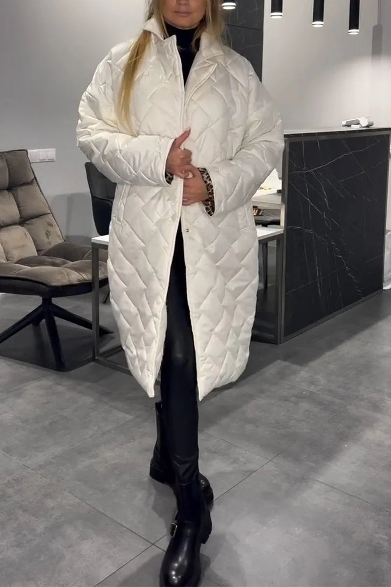 Clarisse - Quilted Longline Winter Coat