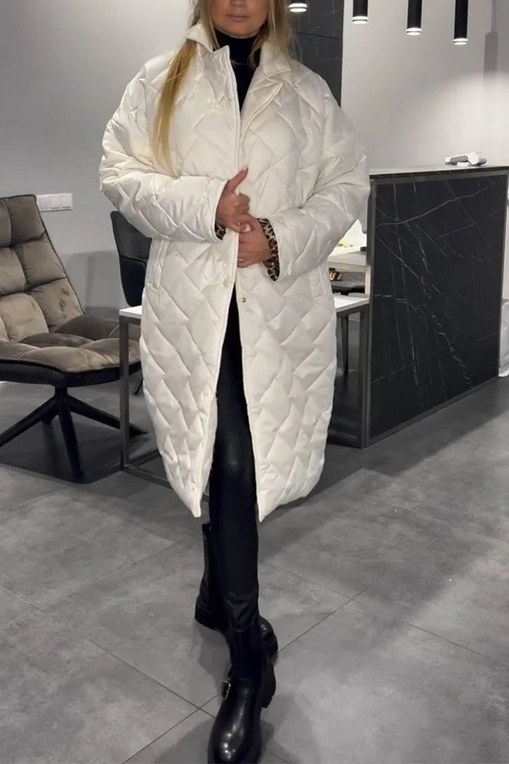 Clarisse - Quilted Longline Winter Coat